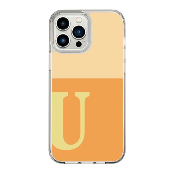 Slim Protection Case［ Original - initial two tone - U orange ］