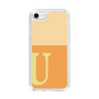 Slim Protection Case［ Original - initial two tone - U orange ］