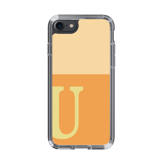 Slim Protection Case［ Original - initial two tone - U orange ］