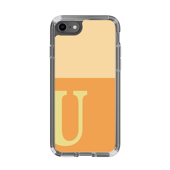 Slim Protection Case［ Original - initial two tone - U orange ］