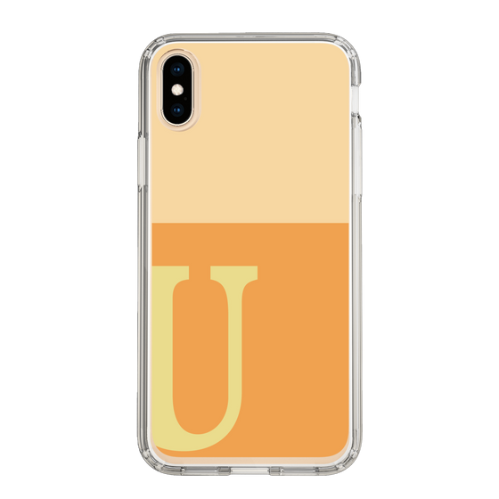 Slim Protection Case［ Original - initial two tone - U orange ］