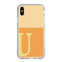 Slim Protection Case［ Original - initial two tone - U orange ］