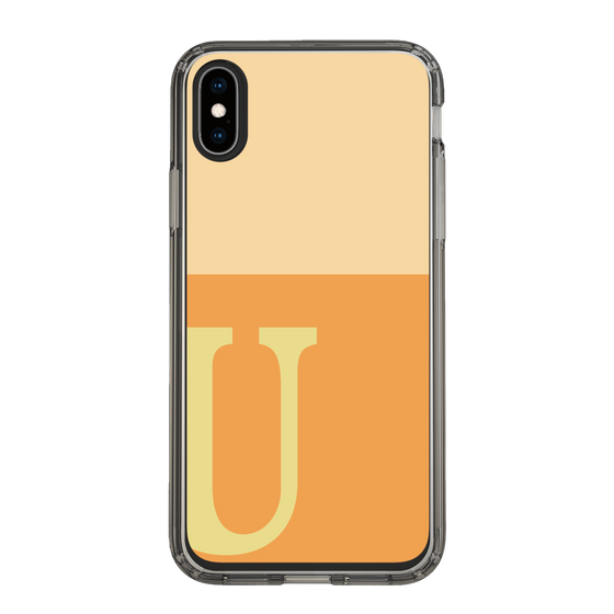 Slim Protection Case［ Original - initial two tone - U orange ］