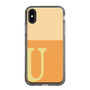 Slim Protection Case［ Original - initial two tone - U orange ］