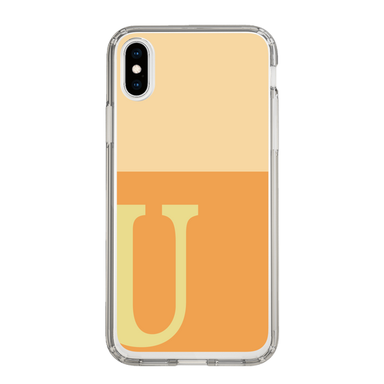 Slim Protection Case［ Original - initial two tone - U orange ］
