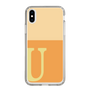 Slim Protection Case［ Original - initial two tone - U orange ］