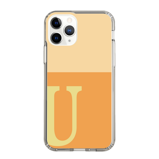 Slim Protection Case［ Original - initial two tone - U orange ］