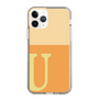 Slim Protection Case［ Original - initial two tone - U orange ］