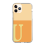Slim Protection Case［ Original - initial two tone - U orange ］