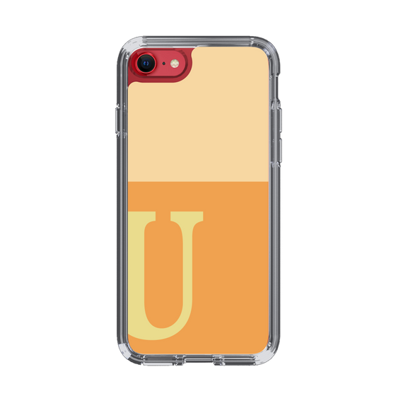 Slim Protection Case［ Original - initial two tone - U orange ］
