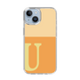 Slim Protection Case［ Original - initial two tone - U orange ］