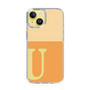 Slim Protection Case［ Original - initial two tone - U orange ］