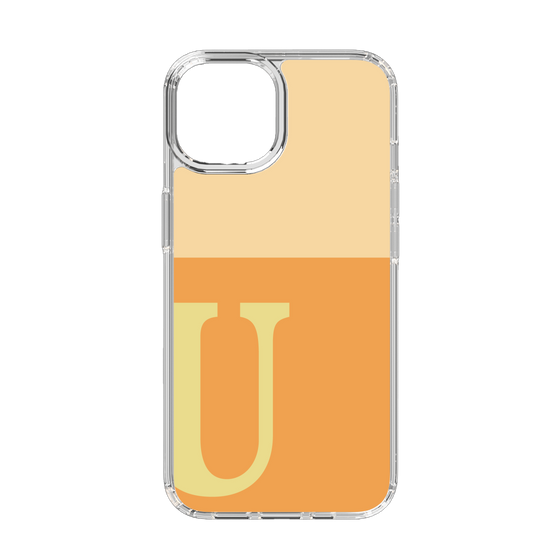 Slim Protection Case［ Original - initial two tone - U orange ］