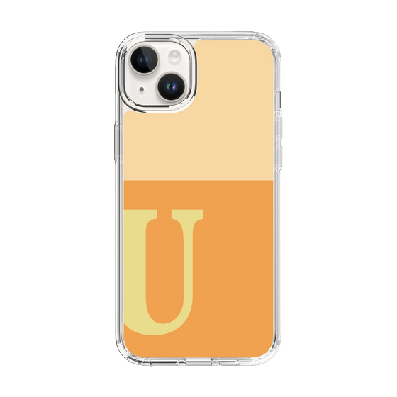 Slim Protection Case［ Original - initial two tone - U orange ］