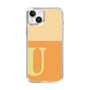 Slim Protection Case［ Original - initial two tone - U orange ］