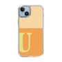 Slim Protection Case［ Original - initial two tone - U orange ］