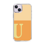 Slim Protection Case［ Original - initial two tone - U orange ］