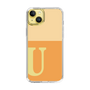 Slim Protection Case［ Original - initial two tone - U orange ］