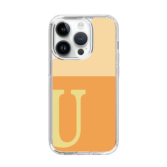 Slim Protection Case［ Original - initial two tone - U orange ］