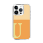 Slim Protection Case［ Original - initial two tone - U orange ］