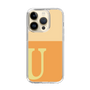 Slim Protection Case［ Original - initial two tone - U orange ］