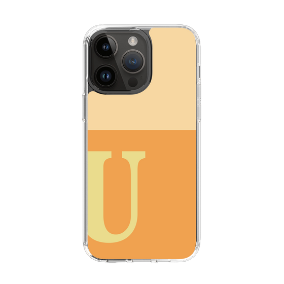 Slim Protection Case［ Original - initial two tone - U orange ］