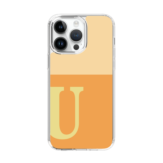 Slim Protection Case［ Original - initial two tone - U orange ］
