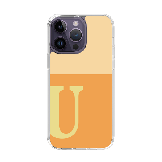 Slim Protection Case［ Original - initial two tone - U orange ］