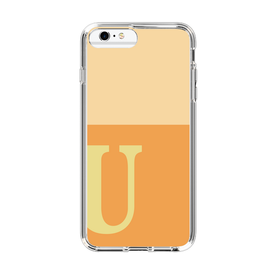 Slim Protection Case［ Original - initial two tone - U orange ］