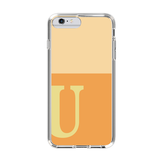 Slim Protection Case［ Original - initial two tone - U orange ］