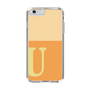 Slim Protection Case［ Original - initial two tone - U orange ］