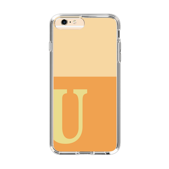 Slim Protection Case［ Original - initial two tone - U orange ］