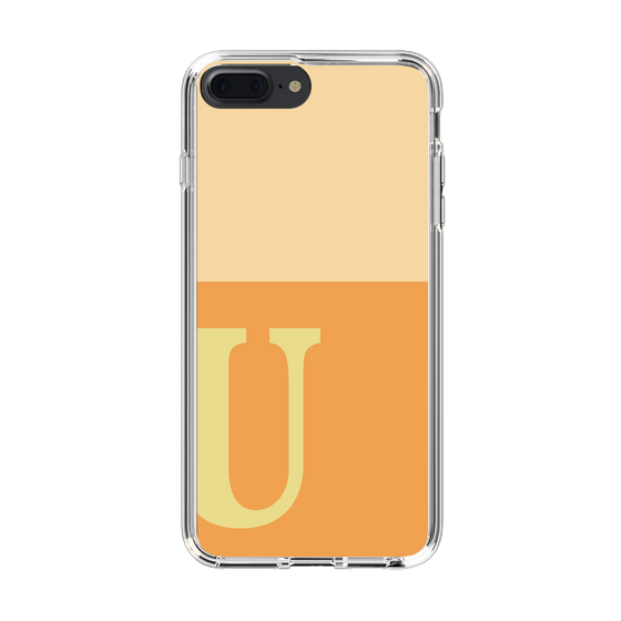 Slim Protection Case［ Original - initial two tone - U orange ］