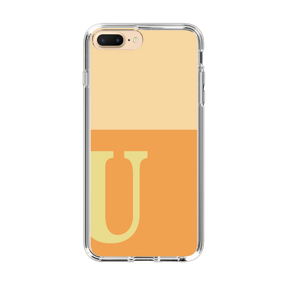 Slim Protection Case［ Original - initial two tone - U orange ］