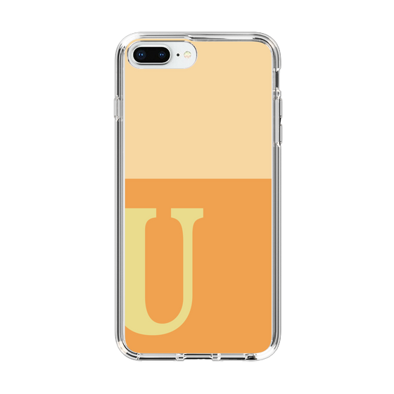Slim Protection Case［ Original - initial two tone - U orange ］