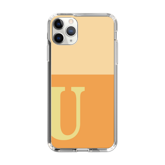 Slim Protection Case［ Original - initial two tone - U orange ］