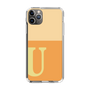 Slim Protection Case［ Original - initial two tone - U orange ］