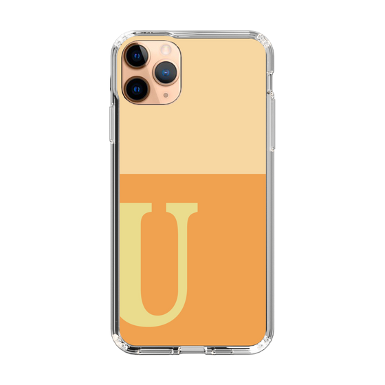 Slim Protection Case［ Original - initial two tone - U orange ］
