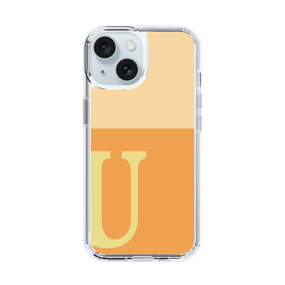 Slim Protection Case［ Original - initial two tone - U orange ］
