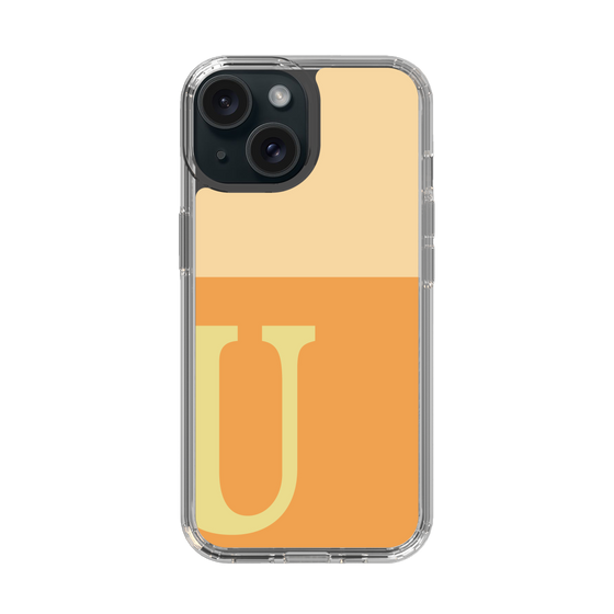 Slim Protection Case［ Original - initial two tone - U orange ］