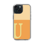 Slim Protection Case［ Original - initial two tone - U orange ］