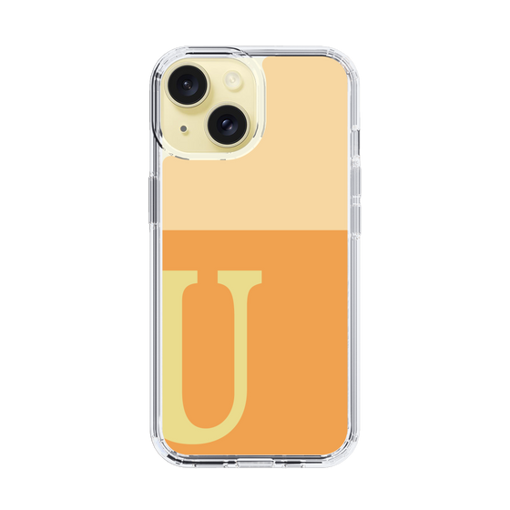Slim Protection Case［ Original - initial two tone - U orange ］