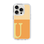 Slim Protection Case［ Original - initial two tone - U orange ］