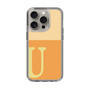Slim Protection Case［ Original - initial two tone - U orange ］