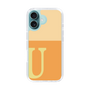 Slim Protection Case［ オリジナル - initial two tone - U orange ］