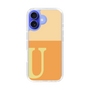Slim Protection Case［ オリジナル - initial two tone - U orange ］