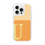 Slim Protection Case［ オリジナル - initial two tone - U orange ］