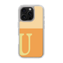 Slim Protection Case［ オリジナル - initial two tone - U orange ］