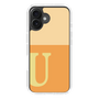 Slim Protection Case［ オリジナル - initial two tone - U orange ］