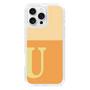 Slim Protection Case［ オリジナル - initial two tone - U orange ］